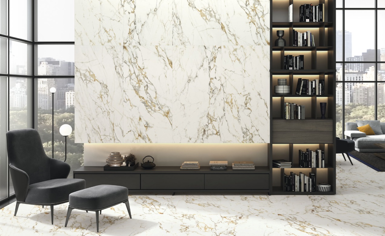 Velkoformátová dlaždice Baldocer Bellagio 120 × 260 cm, tloušťka 6 mm nebo 7 mm