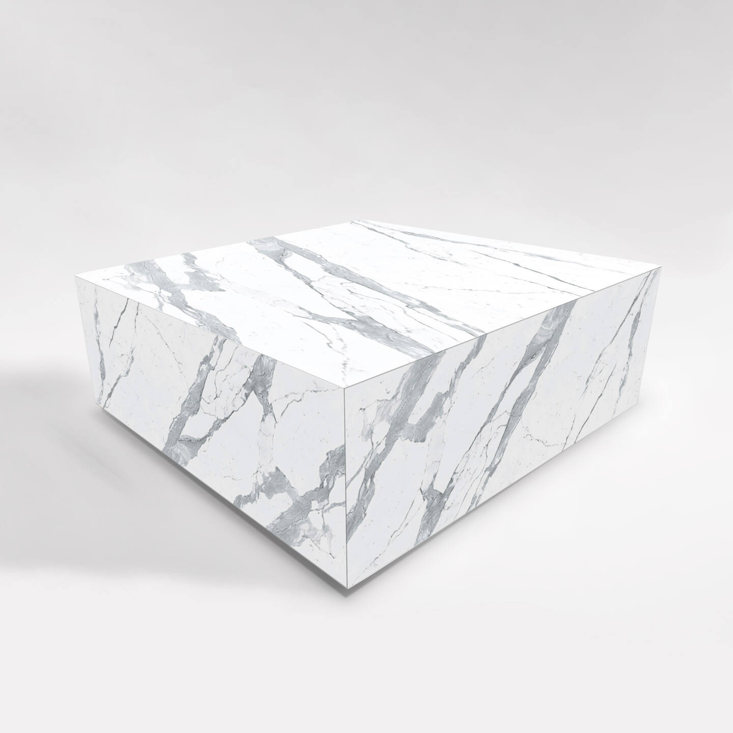 Stůl Franko Neyo z kolekce Franko Keramik, Bianco Statuario Venato, 60×60