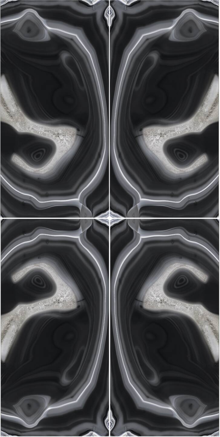 Velkoformátové keramické desky 320 x 160 cm Franko Black Aurora pro pracovní desky a obklady