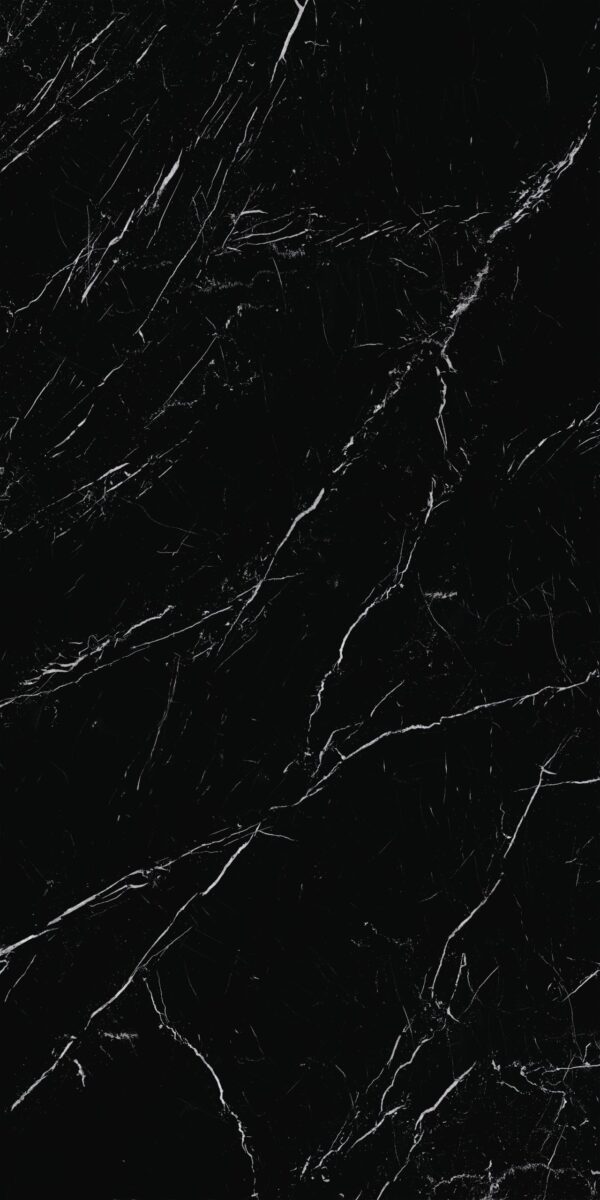 Velkoformátová dlaždice Franko Black Marquina 160 × 320 cm, tloušťka 6 mm