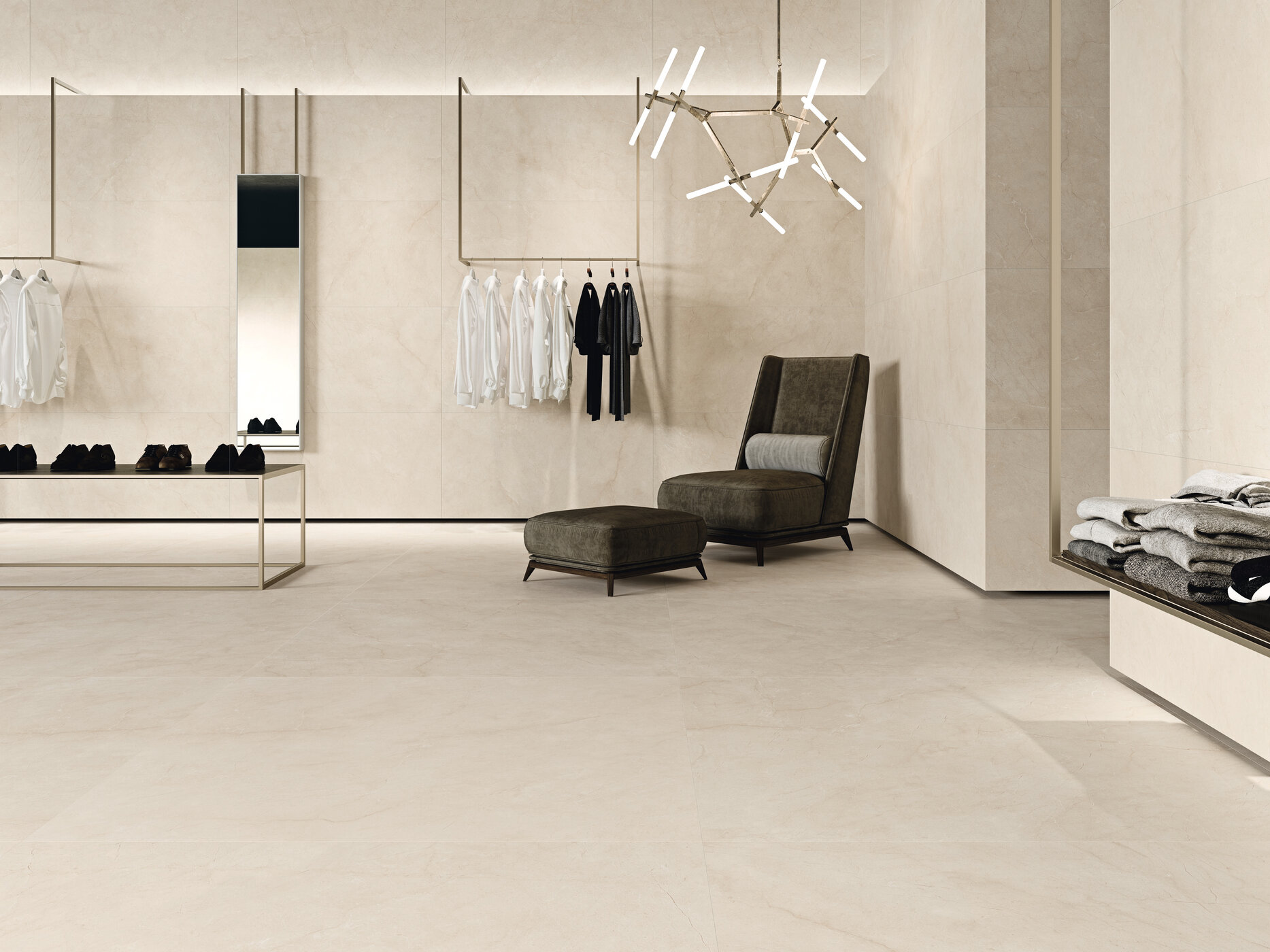 Velkoformátová dlaždice AB Classic Cream 120 × 240 cm, tloušťka 6 mm nebo 7 mm