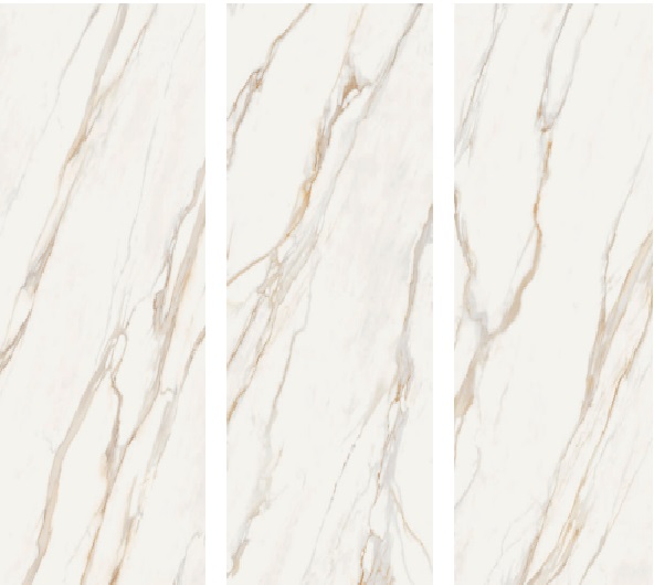 Velkoformátová dlaždice Alaplana Classic Gold White 120 × 280 cm, tloušťka 6 mm