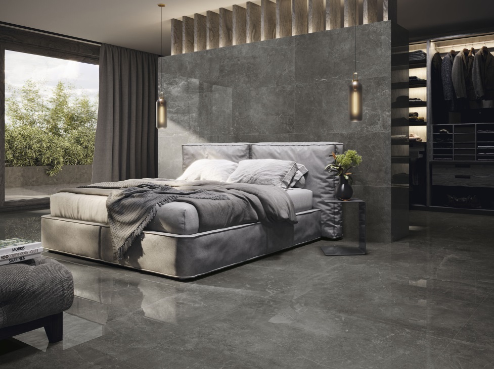 Velkoformátová dlaždice Baldocer Concept Black 120 × 260 cm, tloušťka 6 mm nebo 7 mm