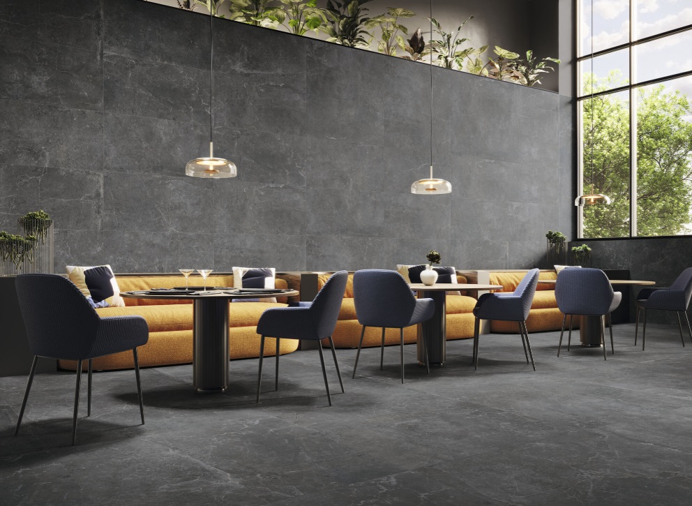 Velkoformátová dlaždice Baldocer Concept Black 120 × 260 cm, tloušťka 6 mm nebo 7 mm