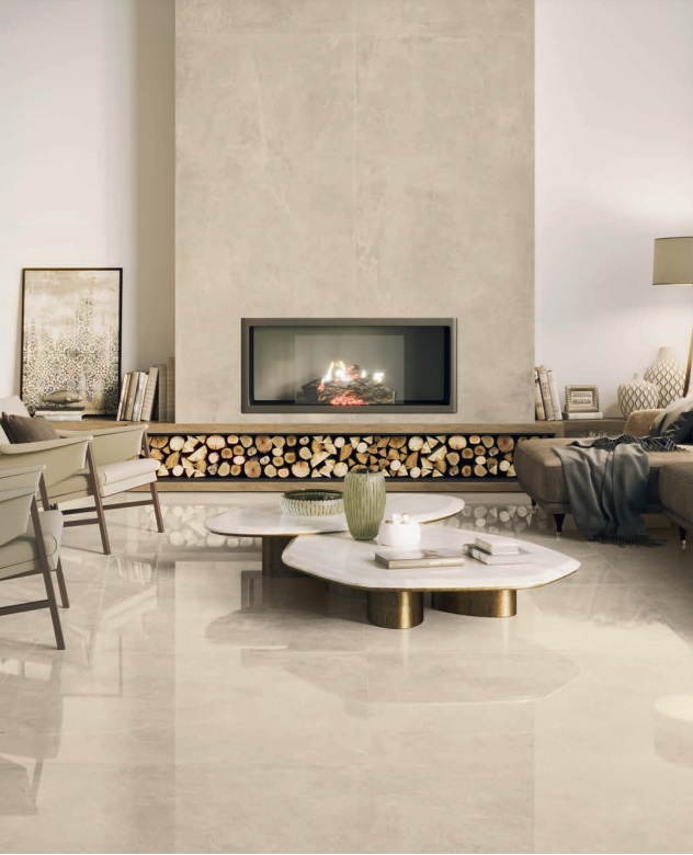 Velkoformátová dlaždice Baldocer Concept Cream 120 × 260 cm, tloušťka 6 mm nebo 7 mm