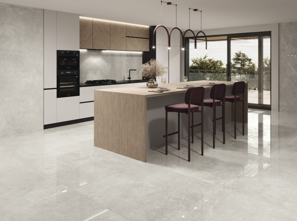 Velkoformátová dlaždice Baldocer Concept Pearl 120 × 260 cm, tloušťka 6 mm nebo 7 mm
