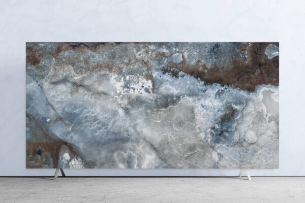 Velkoformátové keramické desky 320 x 160 cm Franko Blue Nebula pro pracovní desky a obklady
