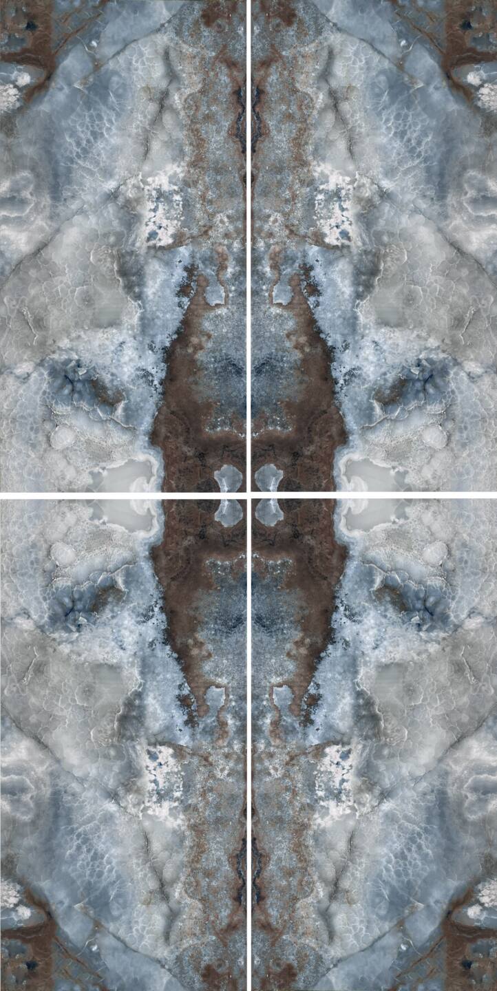 Velkoformátové keramické desky 320 x 160 cm Franko Blue Nebula pro pracovní desky a obklady