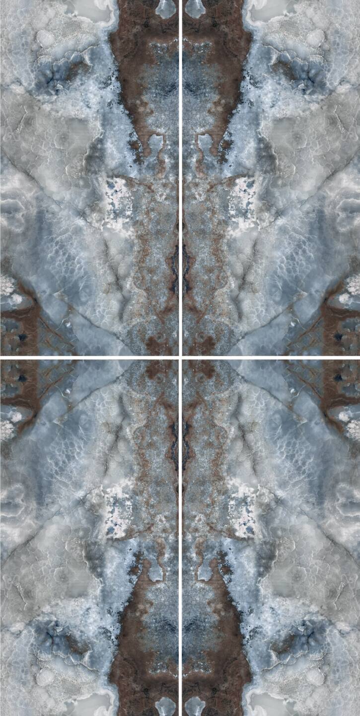 Velkoformátové keramické desky 320 x 160 cm Franko Blue Nebula pro pracovní desky a obklady