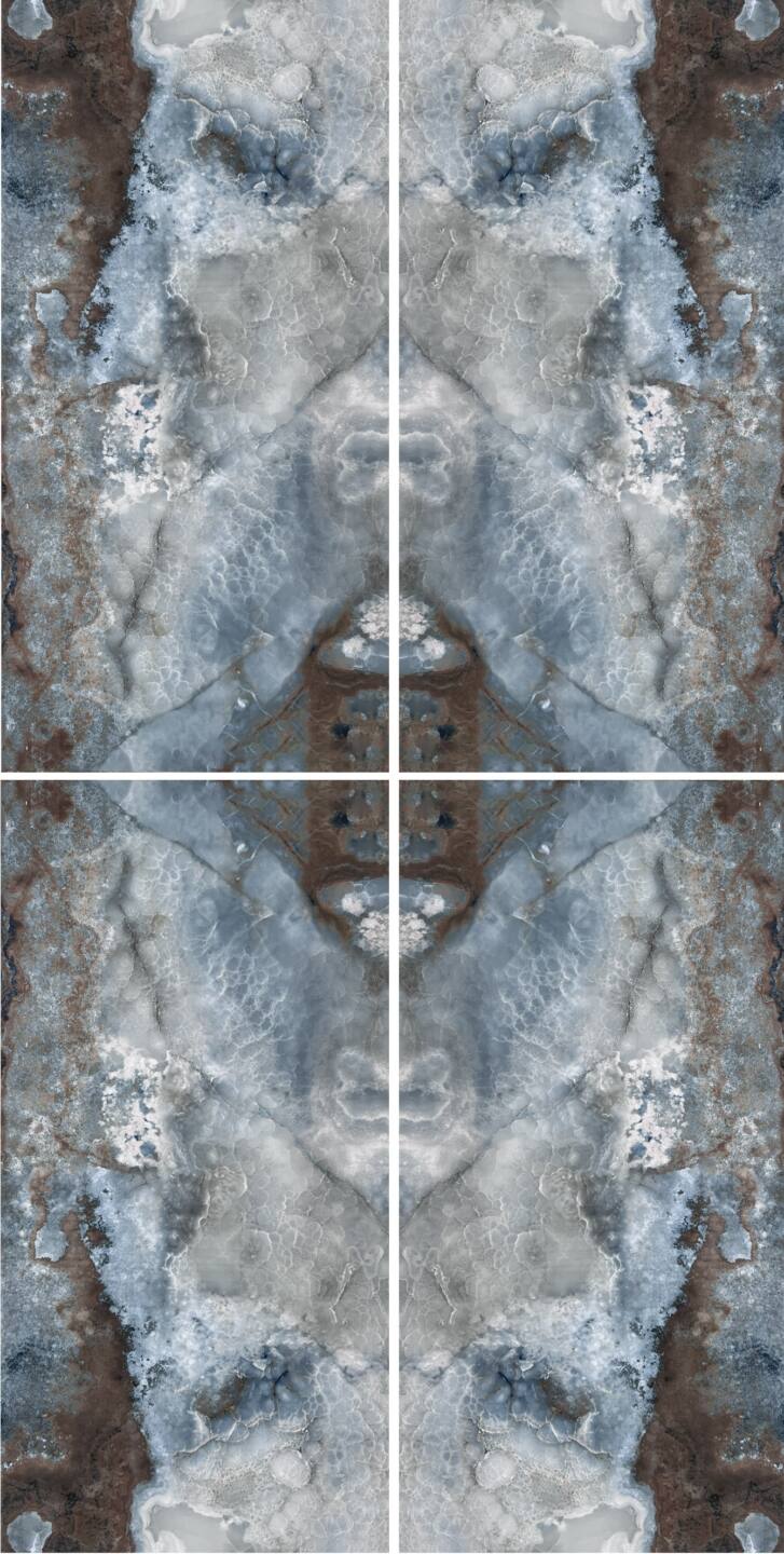 Velkoformátové keramické desky 320 x 160 cm Franko Blue Nebula pro pracovní desky a obklady