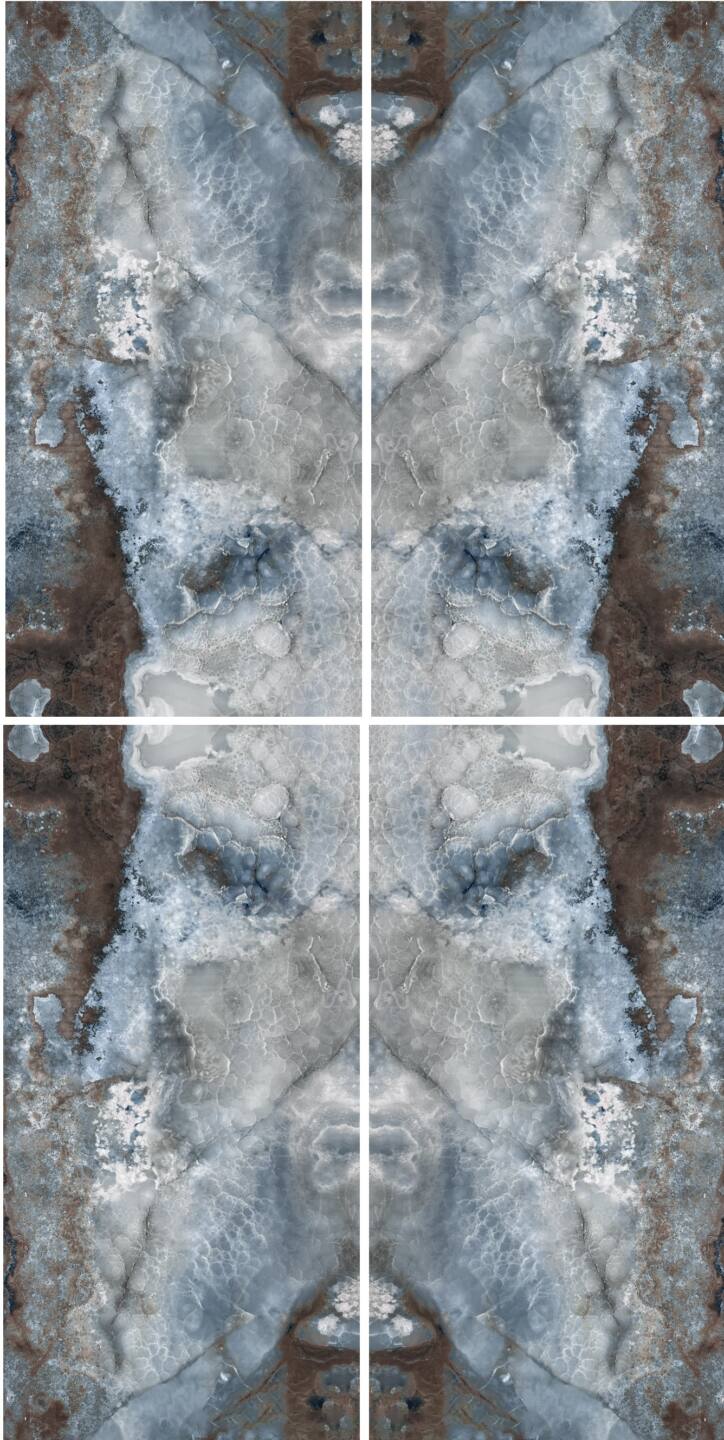 Velkoformátové keramické desky 320 x 160 cm Franko Blue Nebula pro pracovní desky a obklady
