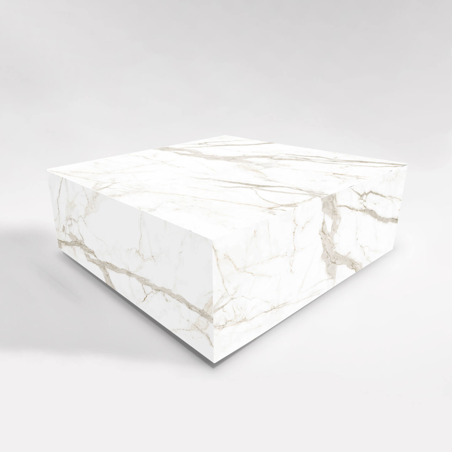 Stůl Franko Neyo od společnosti Franko Keramik, Calacatta Oro Venato, 90×90