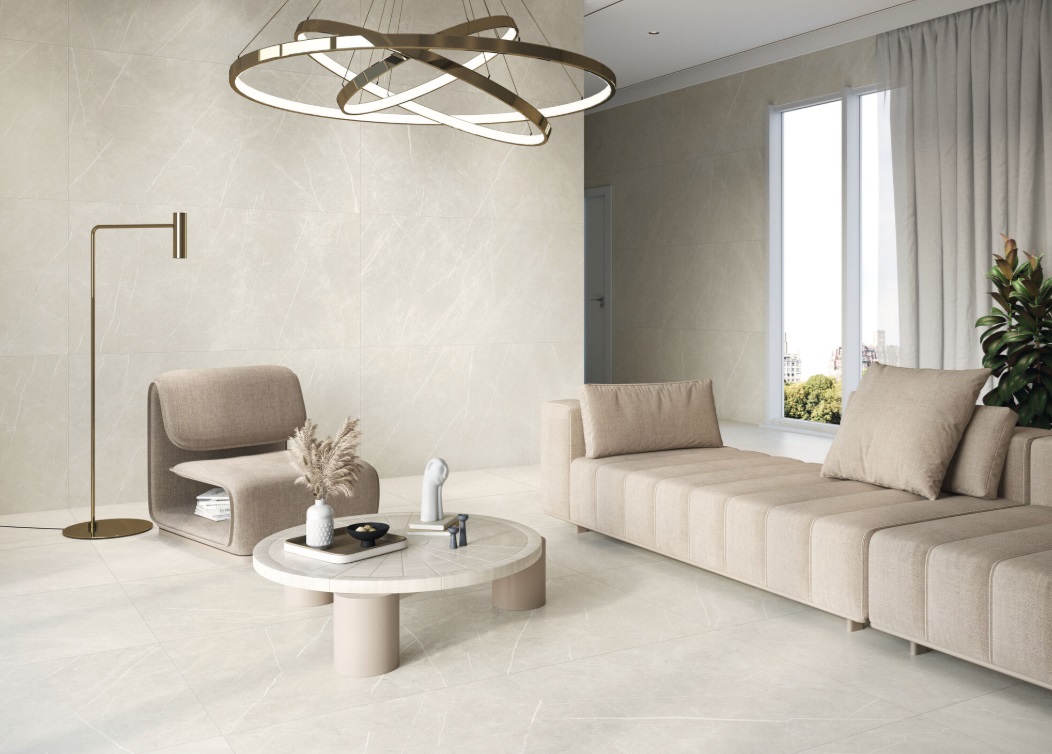 Velkoformátová dlaždice Baldocer Eternal Cream 120 × 260 cm, tloušťka 6 mm nebo 7 mm