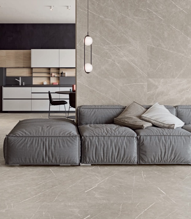 Velkoformátová dlaždice Baldocer Eternal Taupe 120 × 260 cm, tloušťka 6 mm nebo 7 mm