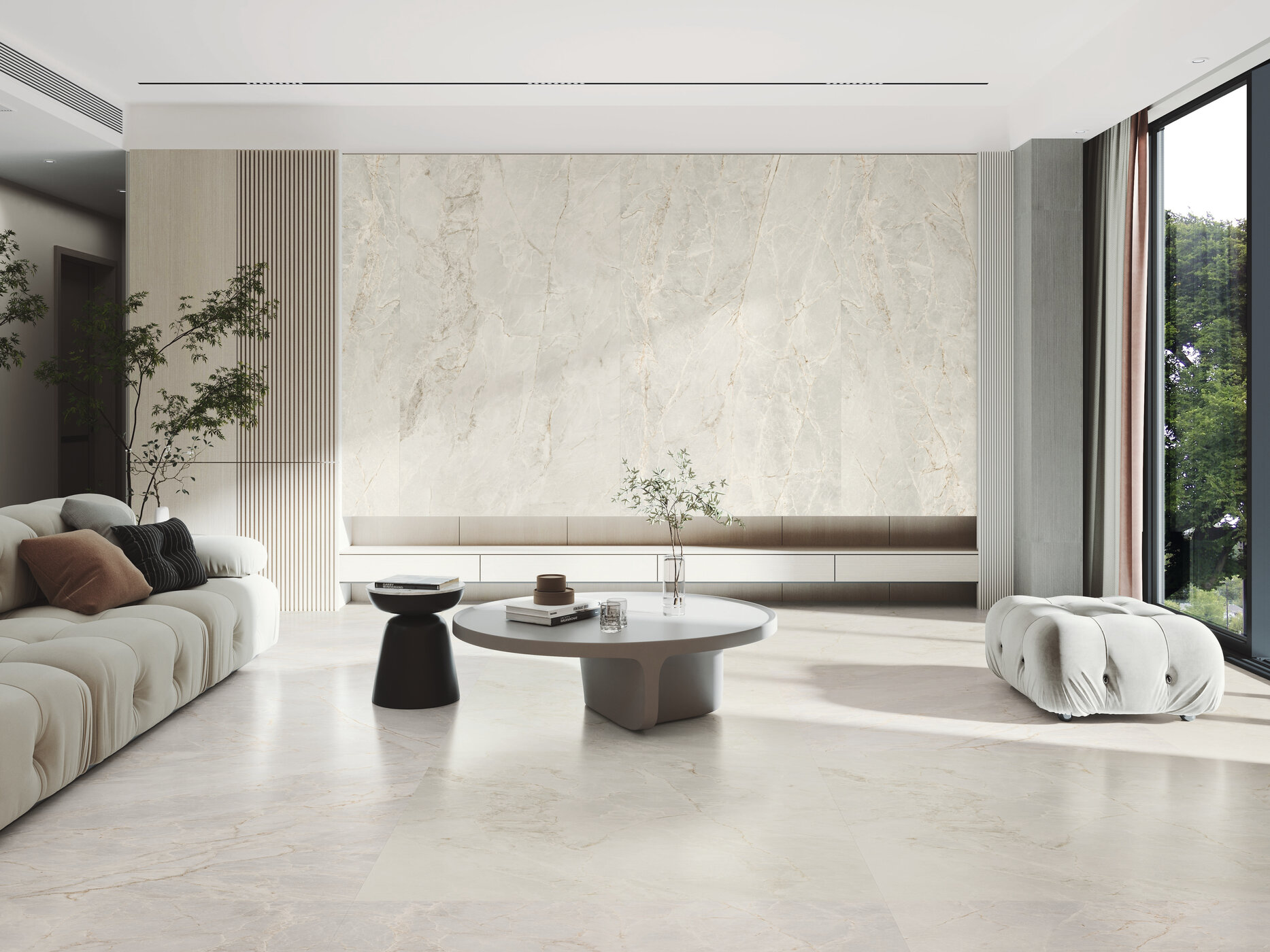 Velkoformátová dlaždice AB Majestic Pearl 120 × 280 cm, tloušťka 6 mm nebo 7 mm