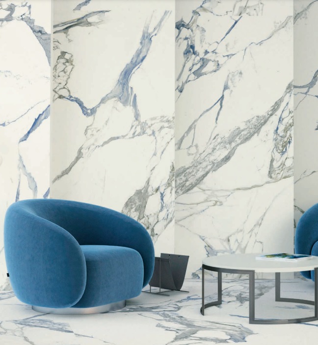Velkoformátová dlaždice AB Medici Blue 120 × 260 cm, tloušťka 6 mm nebo 7 mm