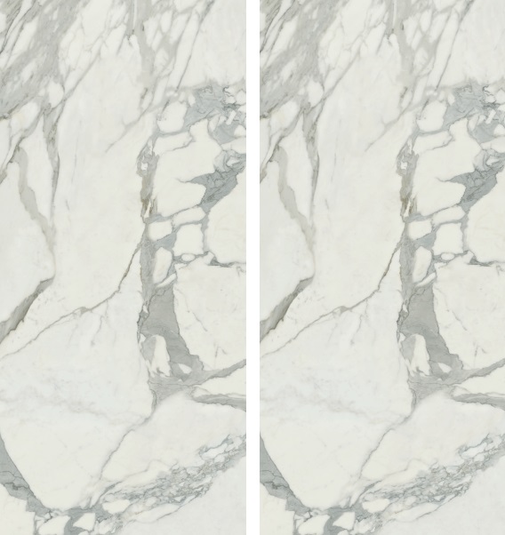 Velkoformátová dlaždice AB Medici White 120 × 260 cm, tloušťka 6 mm nebo 7 mm