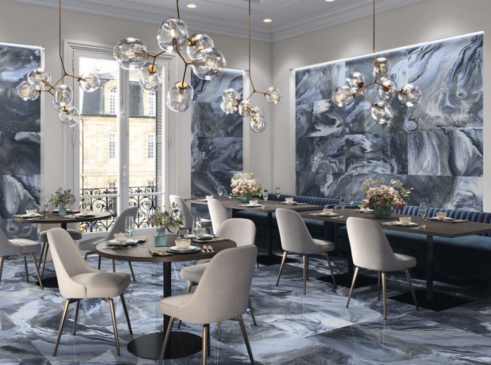 Velkoformátová dlaždice Baldocer Nexside Blue 120 × 260 cm, tloušťka 7 mm
