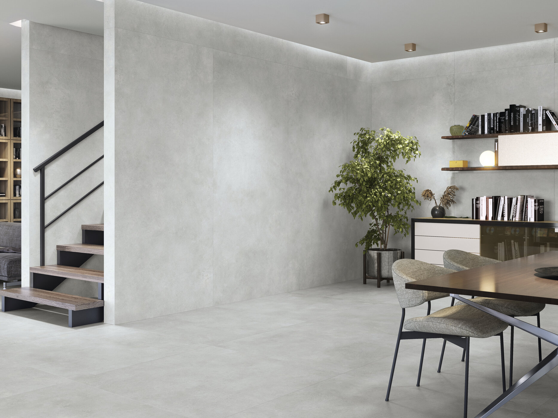 Velkoformátová dlaždice AB Norwik Grey 120 × 260 cm, tloušťka 6 mm