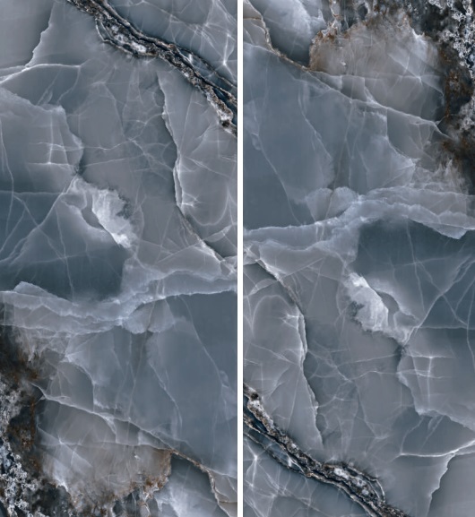 Velkoformátová dlaždice Baldocer Onyx Bleu 120 × 260 cm, tloušťka 7 mm
