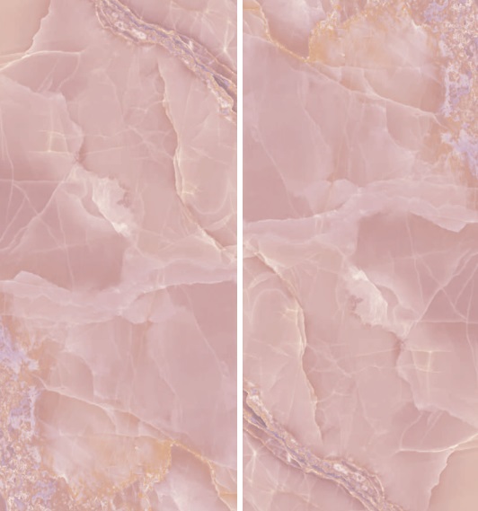 Velkoformátová dlaždice Baldocer Onyx Rose 120 × 260 cm, tloušťka 7 mm
