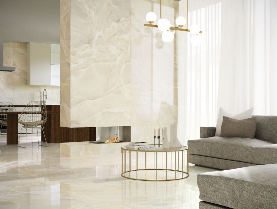 Velkoformátová dlaždice Baldocer Onyx Sable 120 × 260 cm, tloušťka 7 mm