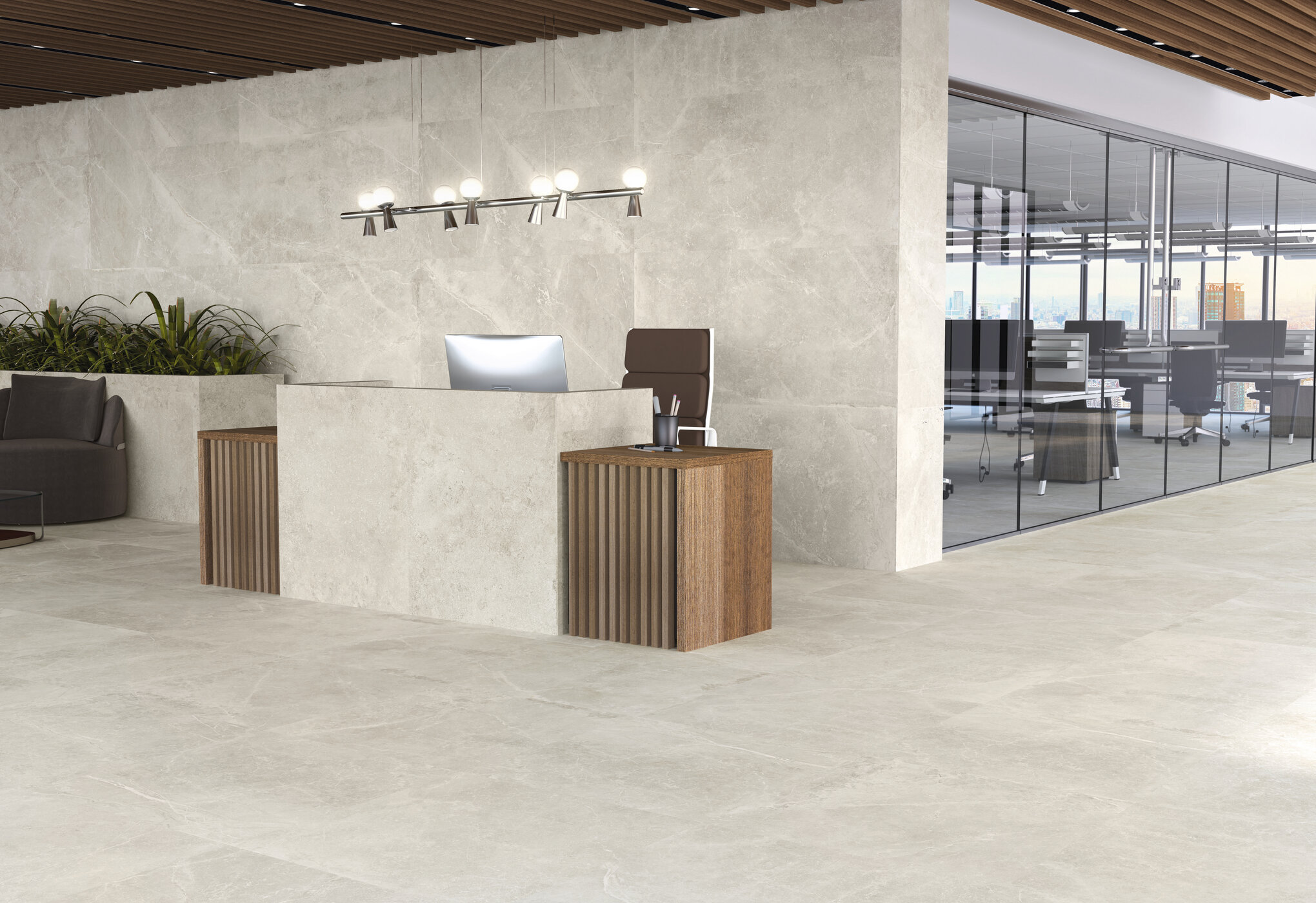 Velkoformátová dlaždice AB Pietra Antica Crema 120 × 260 cm, tloušťka 6 mm nebo 7 mm