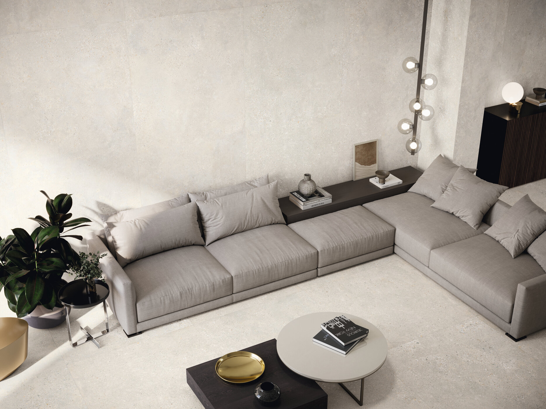 Velkoformátová dlaždice AB Promenade Creme 120 × 260 cm, tloušťka 6 mm