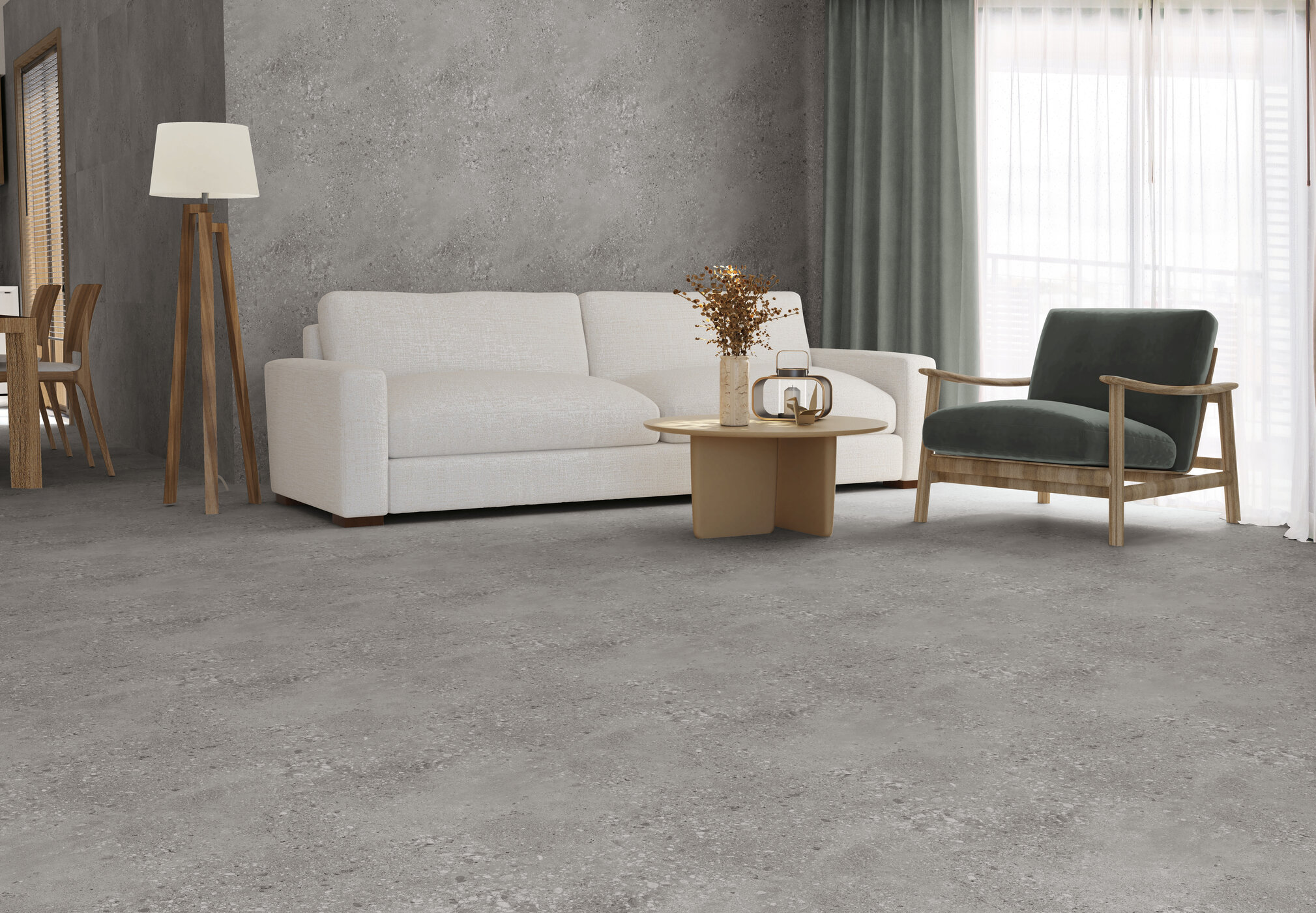 Velkoformátová dlaždice AB Promenade Gris 120 × 260 cm, tloušťka 6 mm