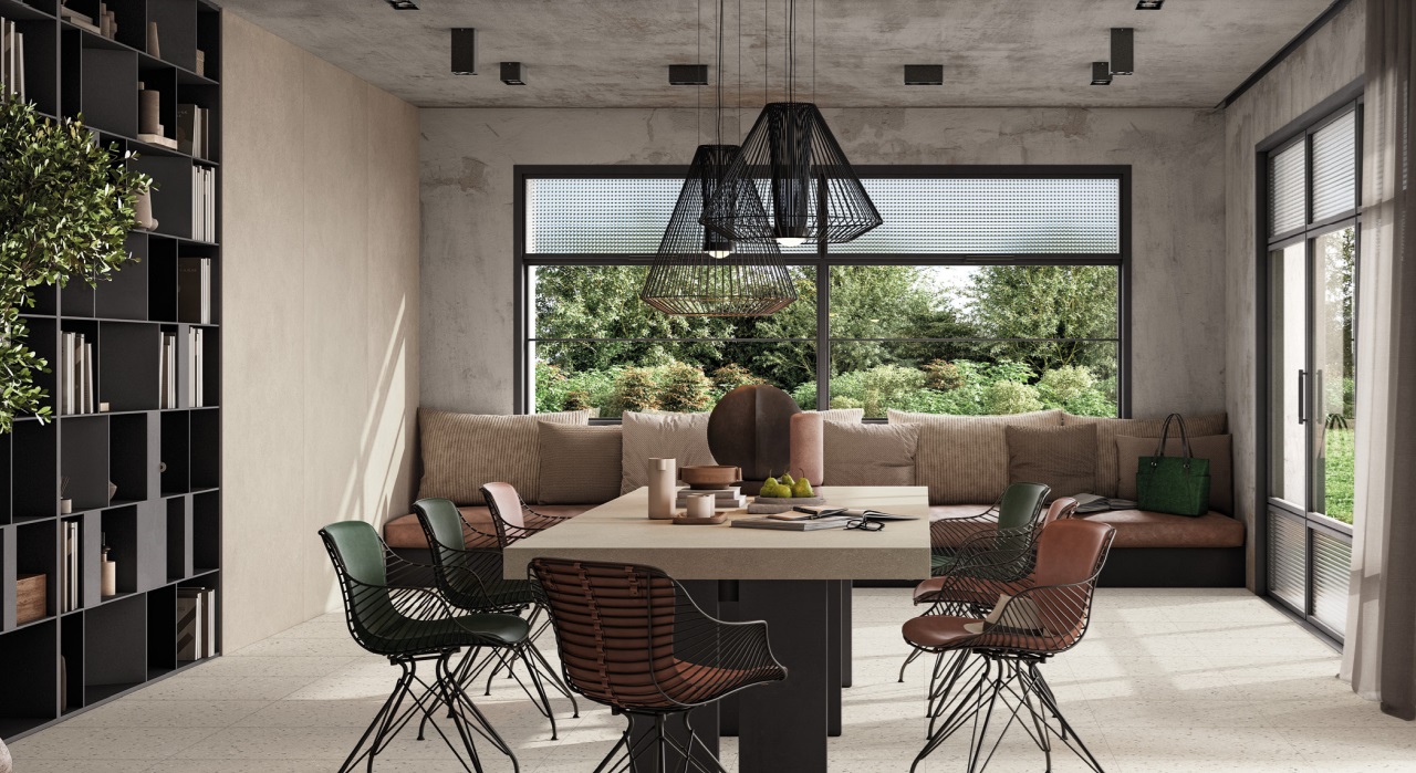 Velkoformátová dlaždice Mirage ReConcrete Rice 120 × 278 cm, tloušťka 6 mm