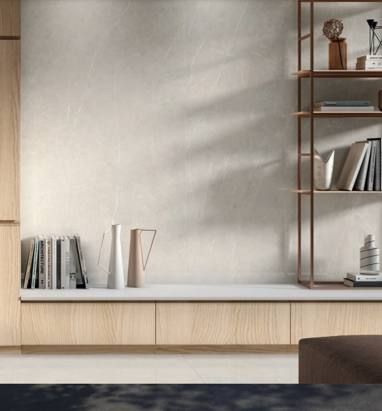 Velkoformátová dlaždice AB Tessino Ivory 120 × 260 cm, tloušťka 6 mm nebo 7 mm