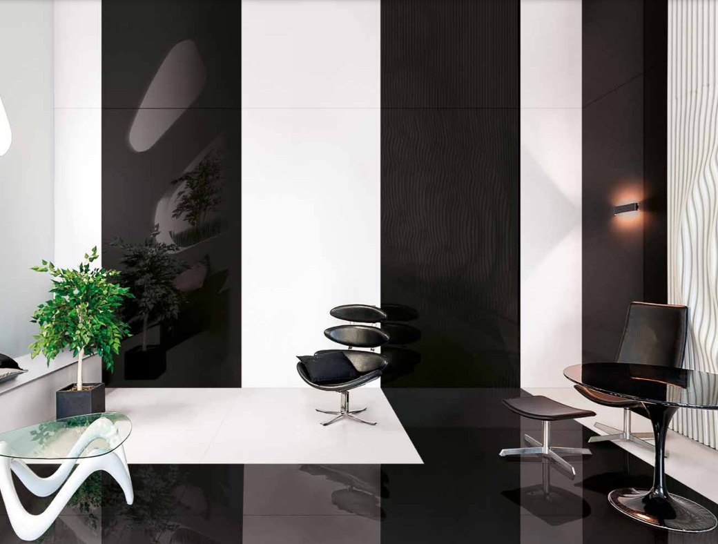Velkoformátová dlaždice Rondine Tinte Unite White 120 × 280 cm, tloušťka 6 mm