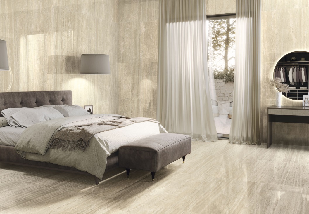 Velkoformátová dlaždice Baldocer Venice Miele 120 × 260 cm, tloušťka 6 mm nebo 7 mm