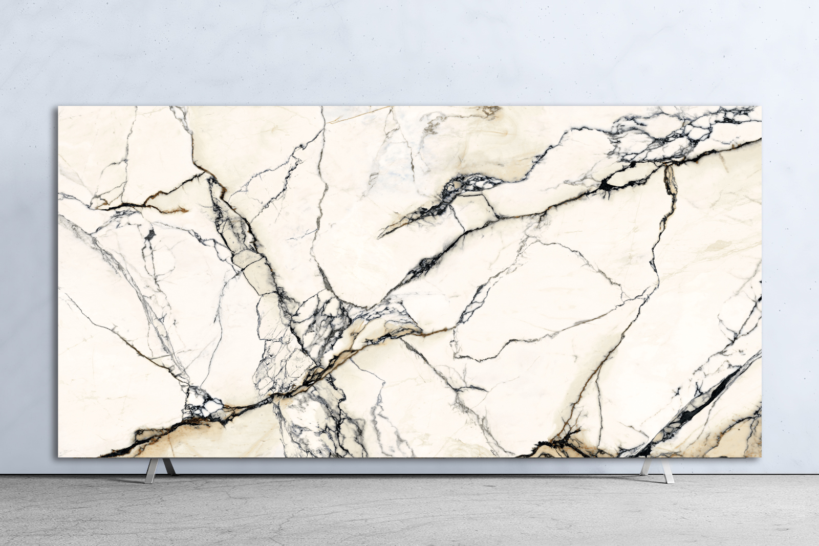 Velkoformátové keramické desky 320 x 160 cm, Franko Tuscany Black, pro pracovní desky a obklady