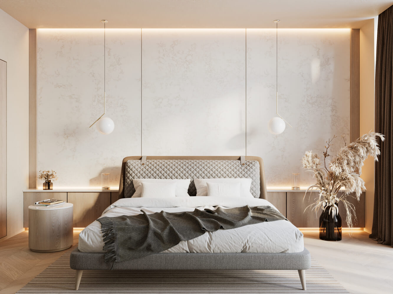 Kuchyňská deska Technistone Altamonte z konglomerátu na míru, bílá – leštěná
