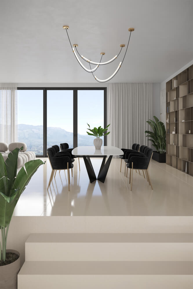 Kuchyňská deska Technistone Crystal Royal z konglomerátu na míru, béžová – leštěná