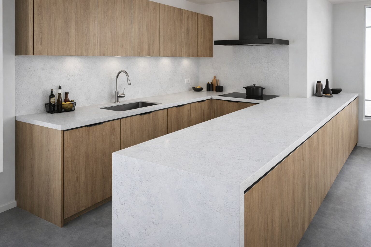 Konglomeráty F-Quartz Victoria pro pracovní desky
