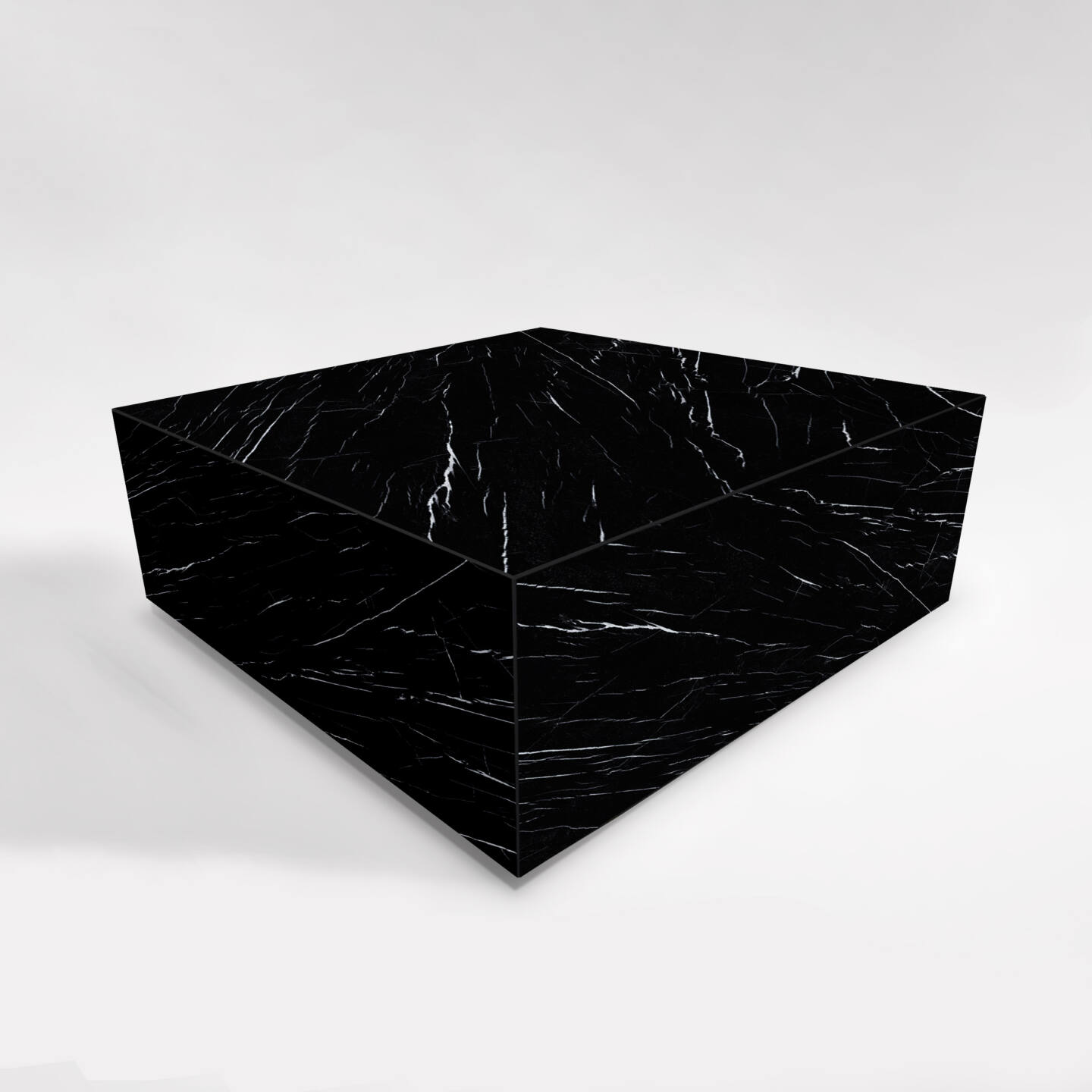 Stůl Franko Neyo z keramiky Franko Nero Marquina 90×90