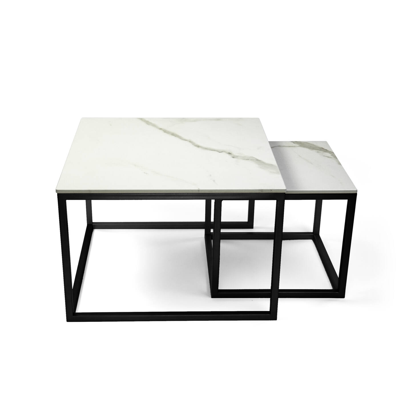Tisch Franko Kanuhura Keramik Calacatta Michelangelo 60×60 & 40×40