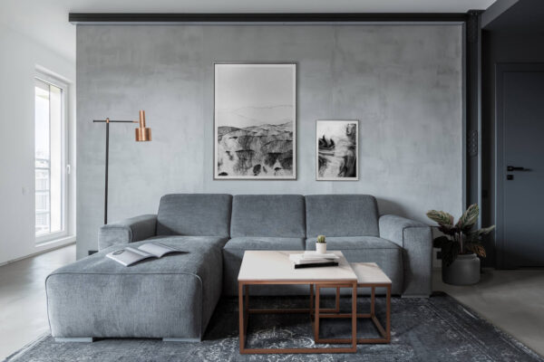 Tisch Franko Kanuhura Keramik Calacatta Michelangelo 60×60 & 40×40