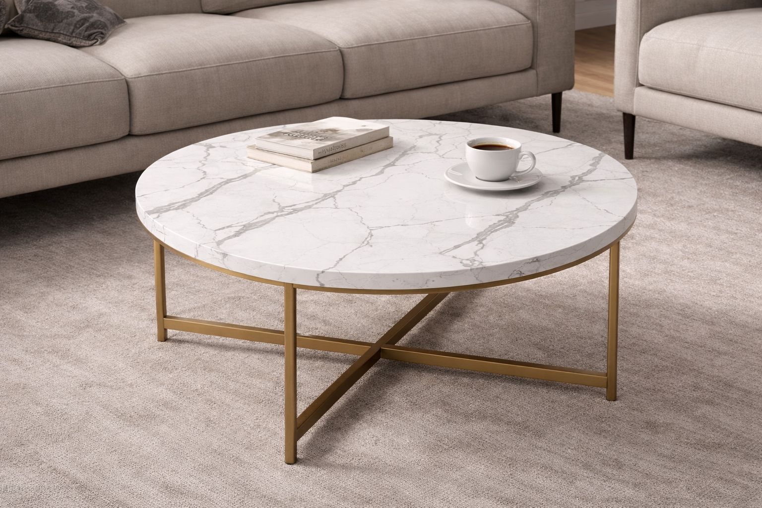Konglomeráty F-Quartz Calacatta Prestige pro pracovní desku