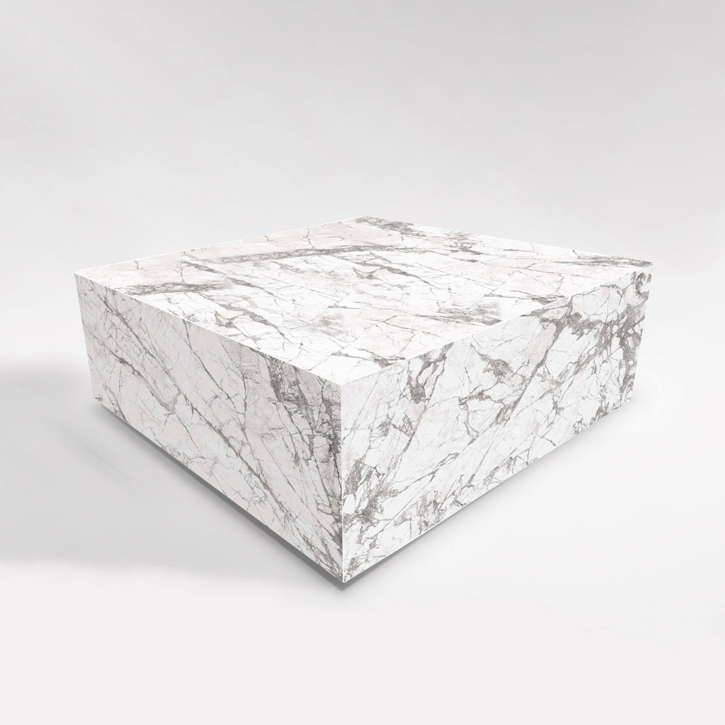 Stůl Franko Neyo od Franko Keramik, Invisible White, 91×91