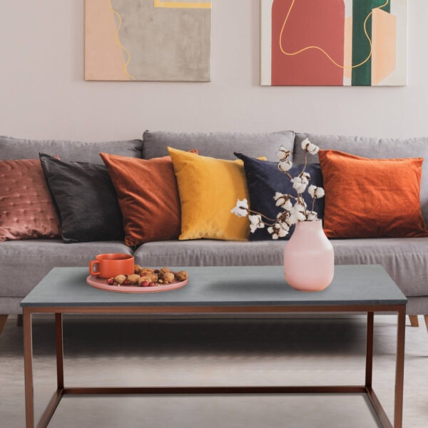 Stůl Franko Mulan z řady Franko Keramik Cement Ash 100×60