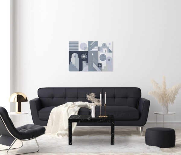 Stůl Franko Pina z keramiky Franko Nero Marquina 80×45