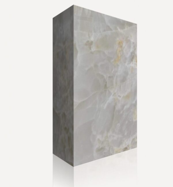 Onyx White – osvětlený onyx – pro stěny, pracovní desky a recepční pulty