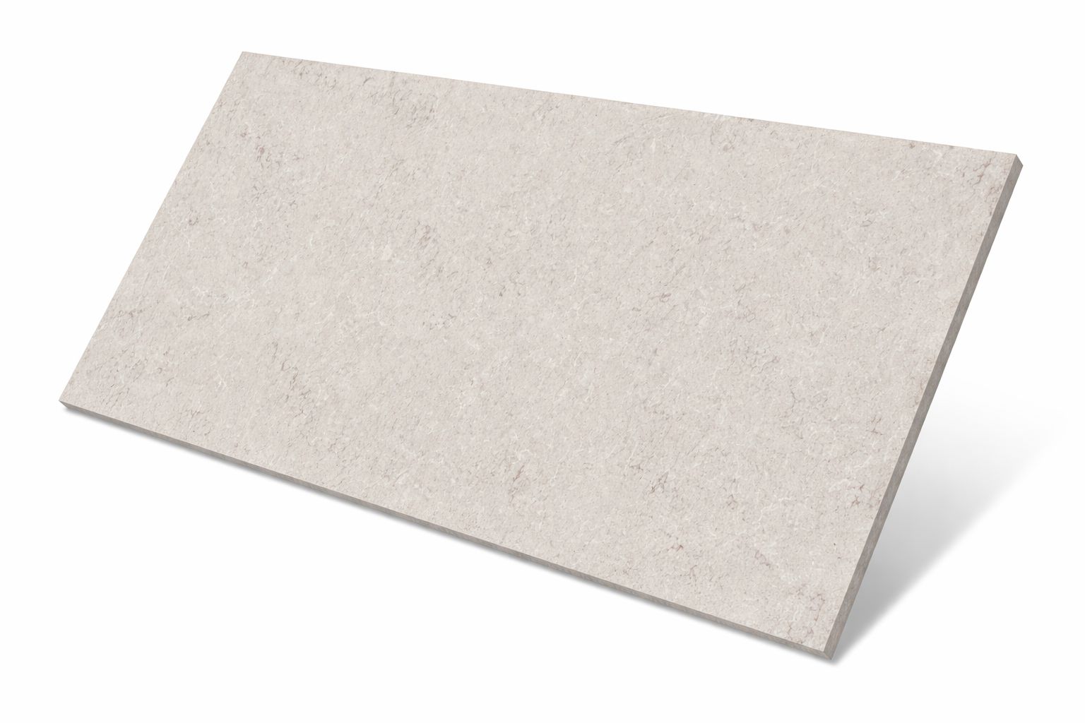 Kuchyňská deska z konglomerátu na míru, světle šedá – Caesarstone Bianco Drift – leštěná