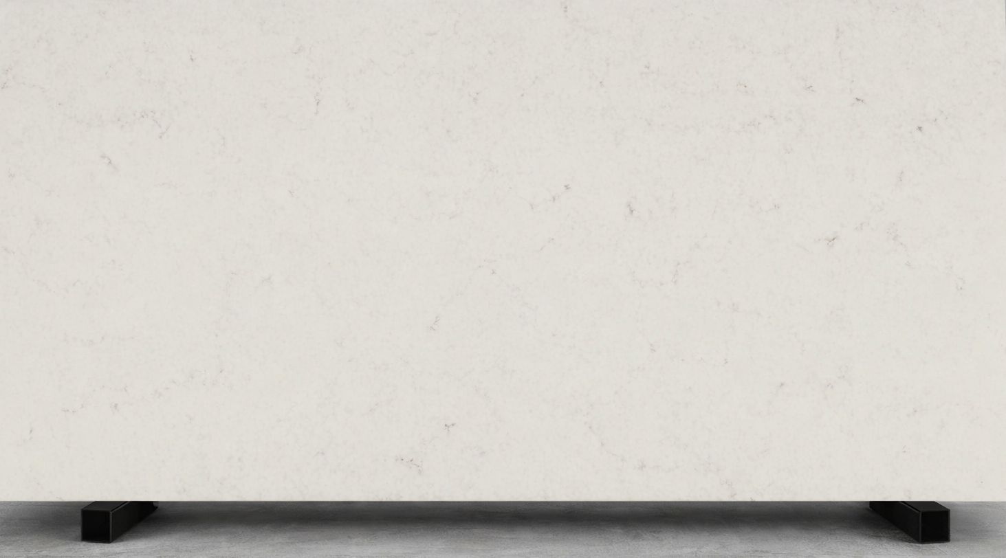 Kuchyňská deska z konglomerátu na míru, světle šedá – Caesarstone London Grey – leštěná nebo broušená