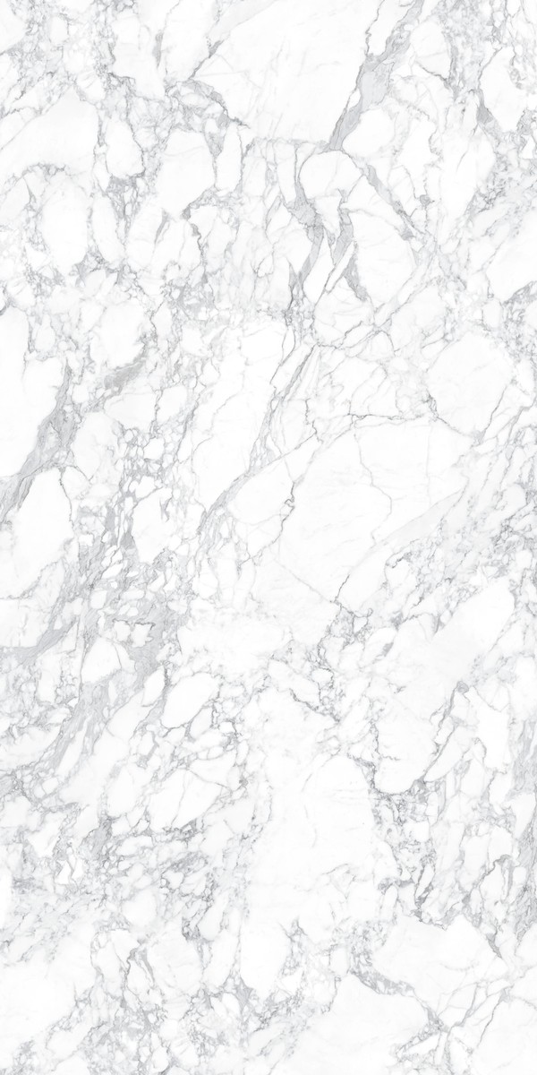 Keramická kuchyňská deska Laminam Naturali Arabescato na míru, bílá – matná
