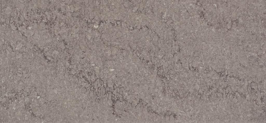 Kuchyňská deska z konglomerátu na míru, šedá – Caesarstone Turbine Grey – leštěná